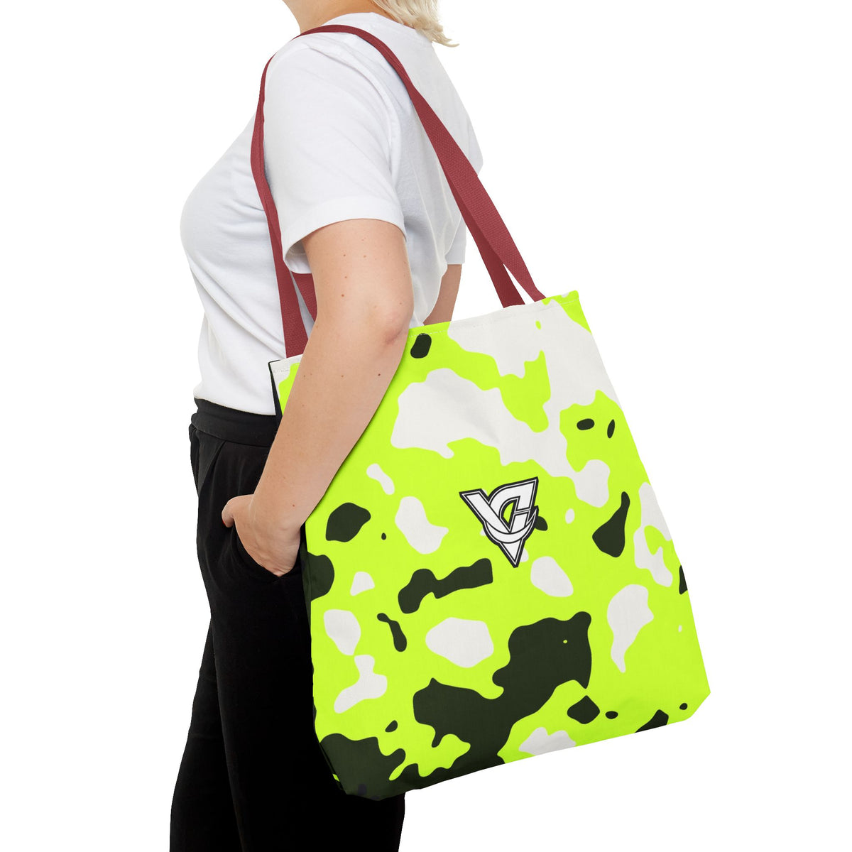 Volt Magma Tote Bag — All-Over Print Gym & Everyday Tote