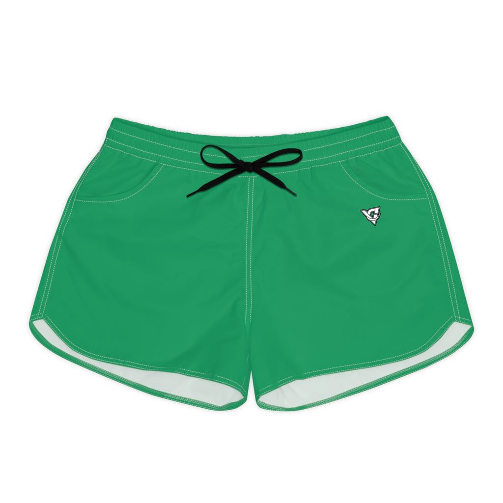 Women's Multipurpose Athletic Shorts with Pockets | Emerald Green Essential