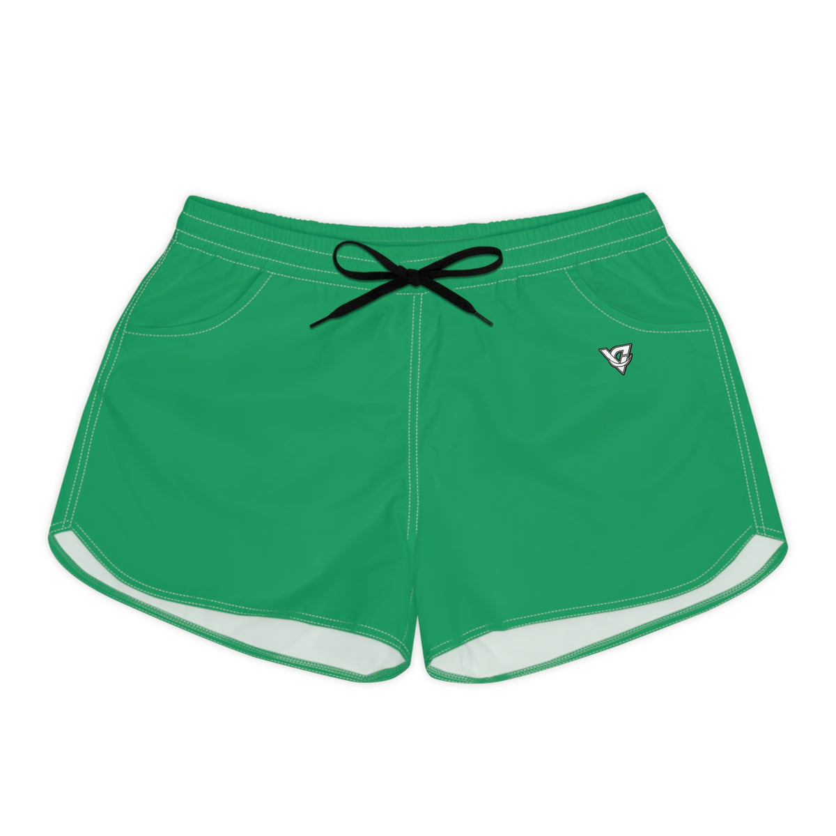Women's Multipurpose Athletic Shorts with Pockets | Emerald Green Essential