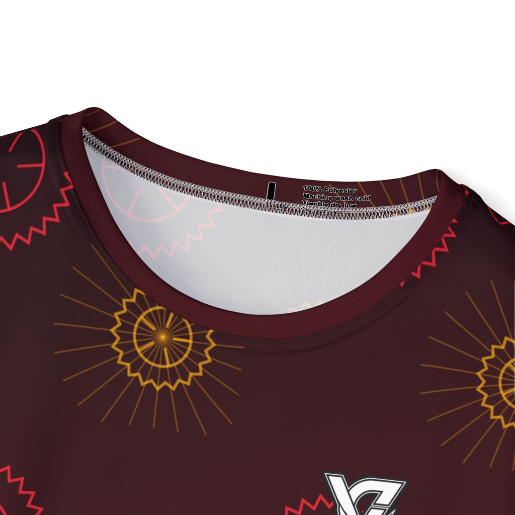 Cycling Crimson Blaze Chainring Men's Sports Jersey