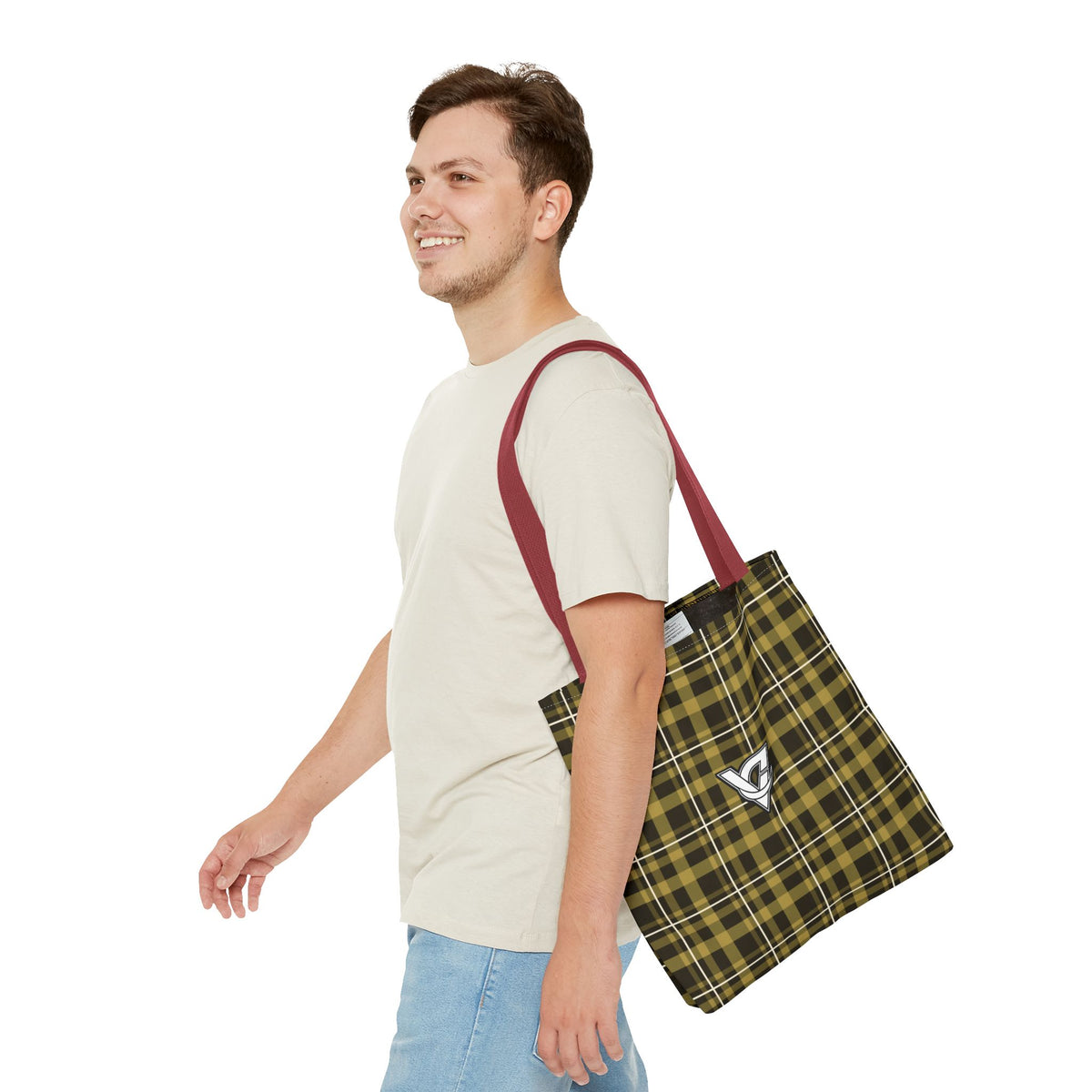 Hayride Flannel Tote Bag — All-Over Print Gym & Everyday Tote