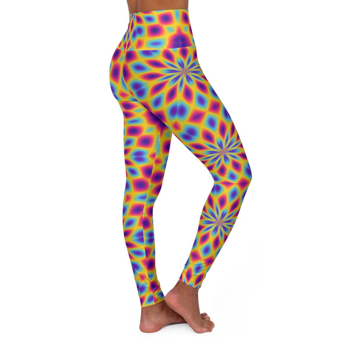 Kaleidoscope High-Waisted Yoga Leggings