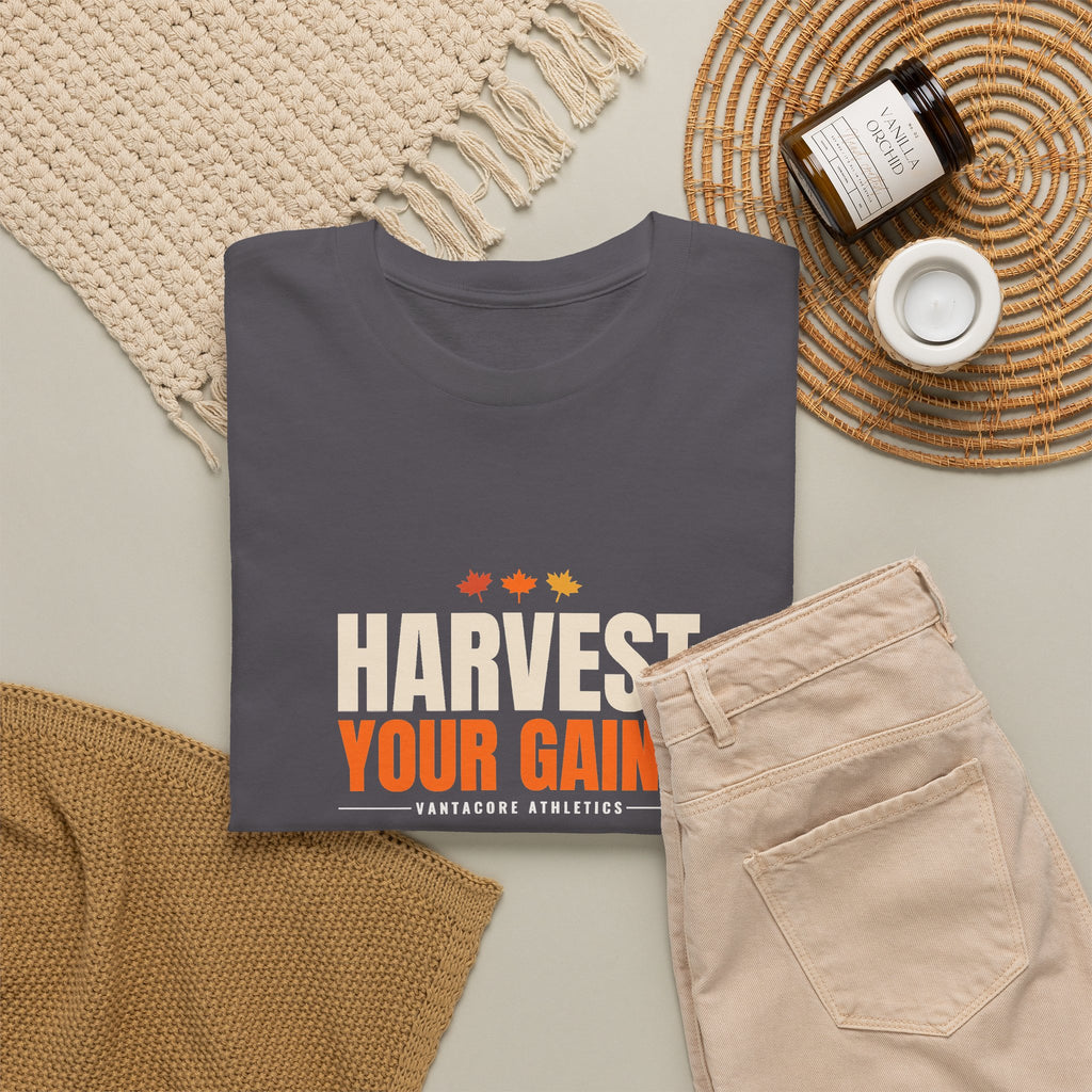 Harvest Your Gains | Men's Graphic Gym T-Shirt