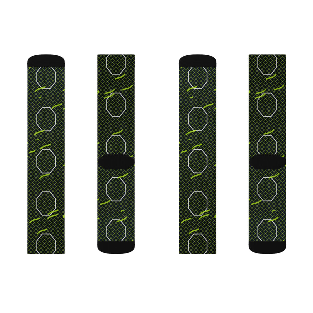 Combat Sports Volt Night Cage Mesh Athletic Crew Socks