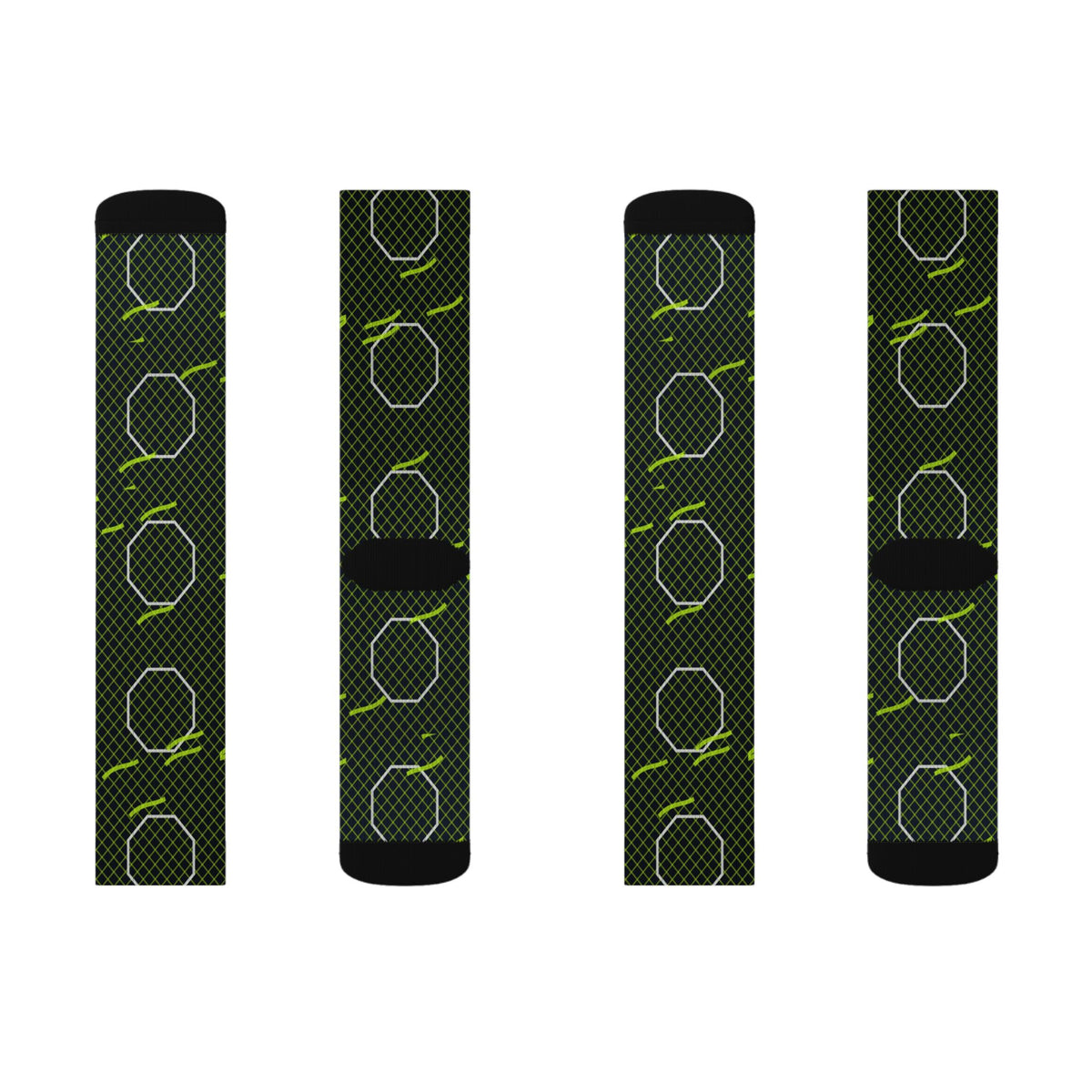 Combat Sports Volt Night Cage Mesh Athletic Crew Socks