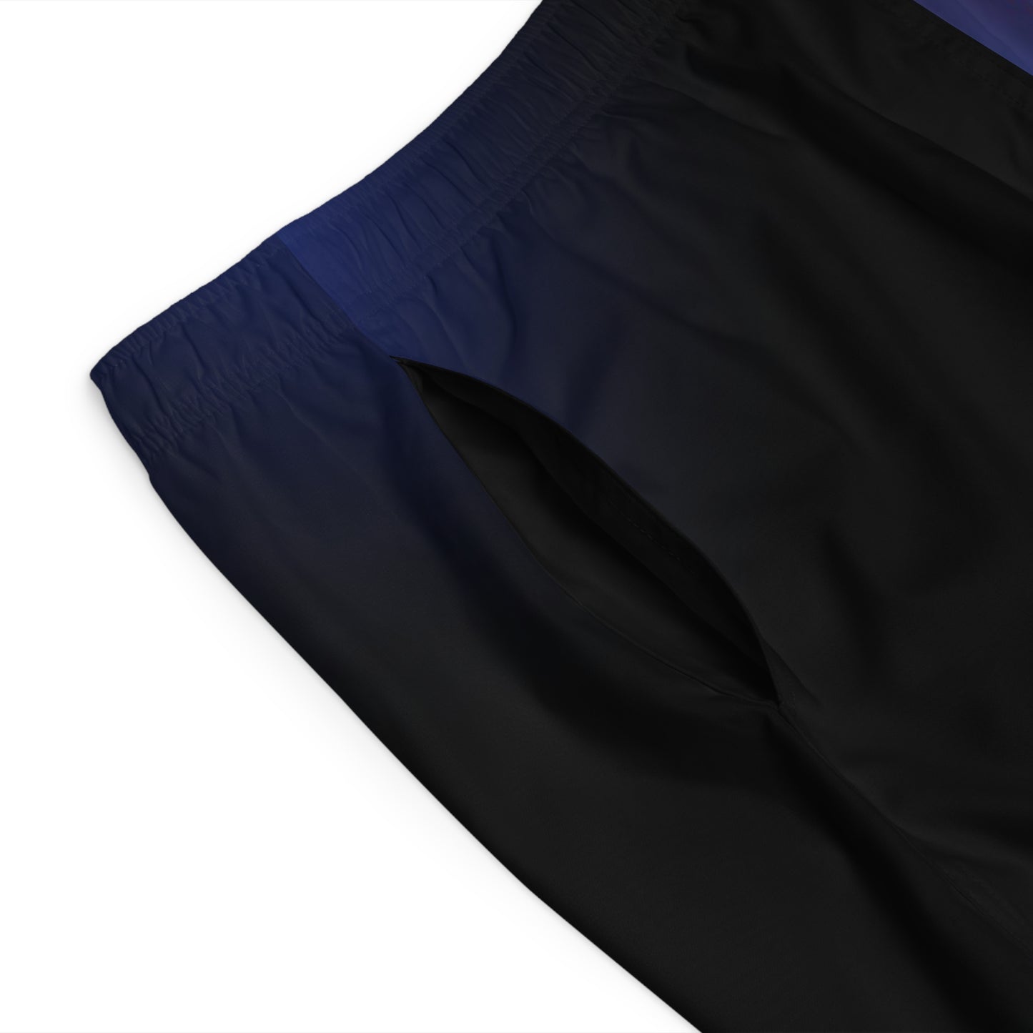 Men's Athletic Board Shorts – Retro Gradient Lightning Graphic