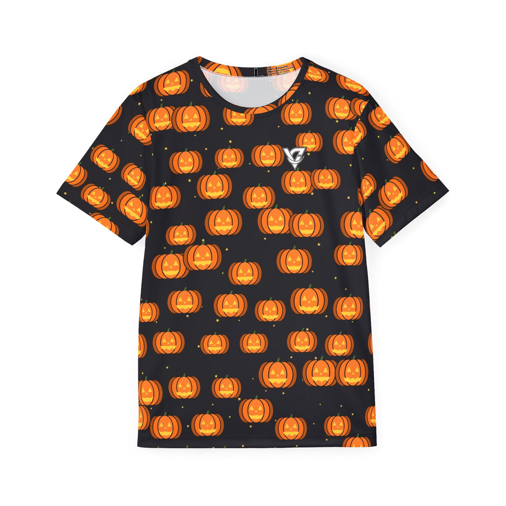 Halloween Midnight Pumpkin Jack-O'-Lantern Multipurpose Athletic Shirt