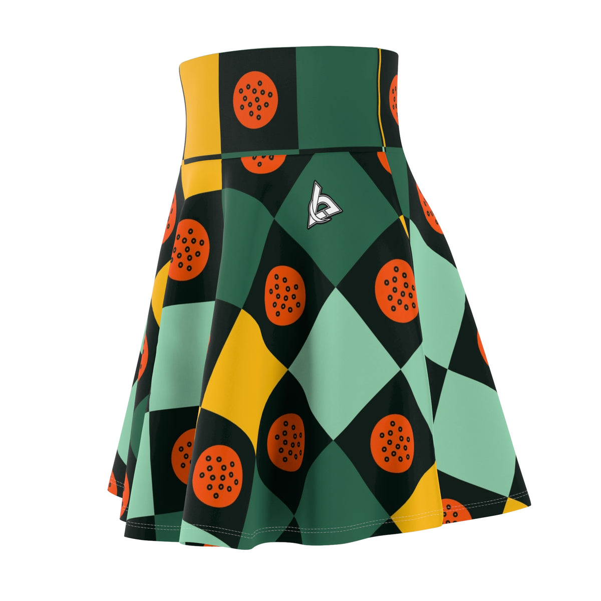 Golf Jungle Juice Checker Drive Women's Athletic Skater Skirt