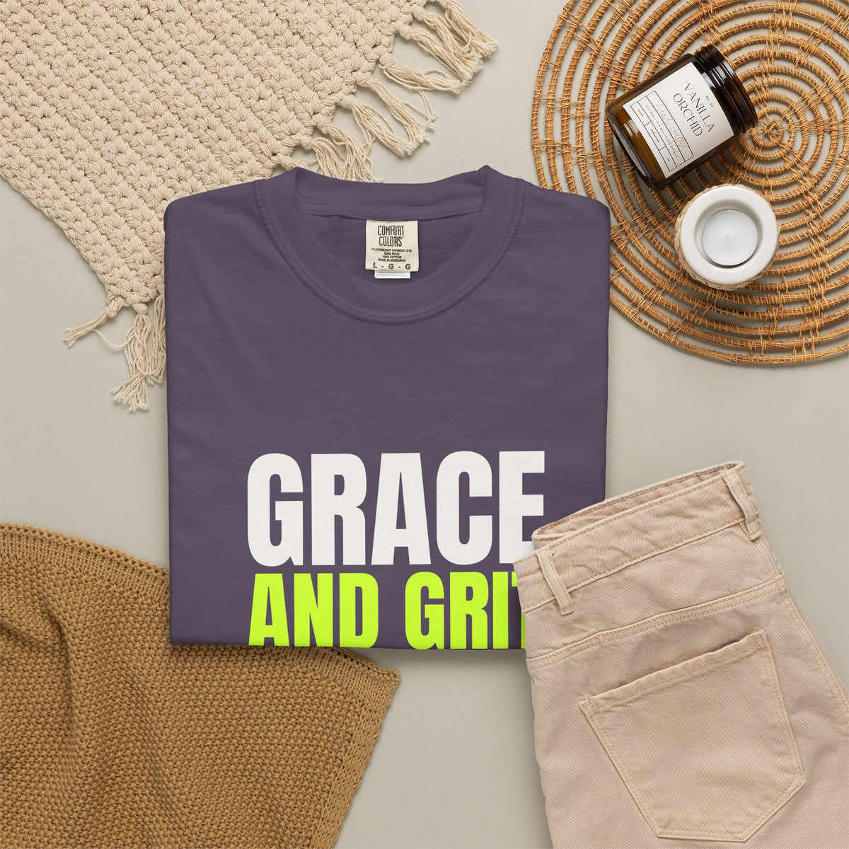 Grace And Grit | Women's Garment-Dyed Graphic Tee