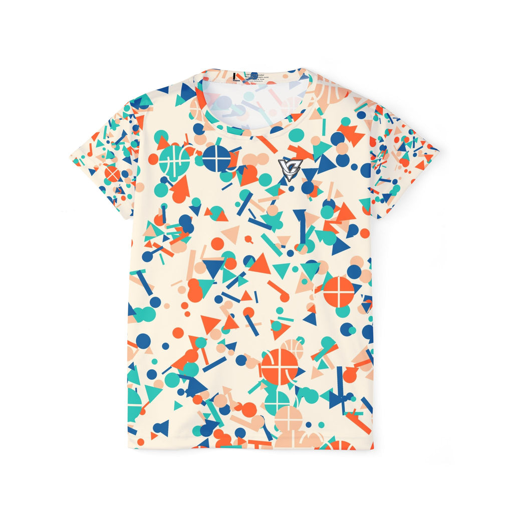 Basketball Papaya Splash Confetti Pop Women's Sports Jersey