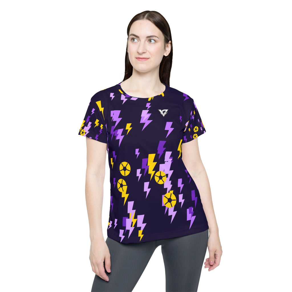 Soccer Ultra Grape Bolt Strike Women's Sports Jersey