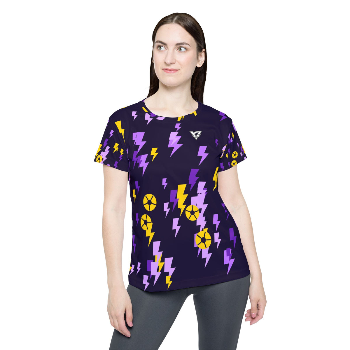 Soccer Ultra Grape Bolt Strike Women's Sports Jersey