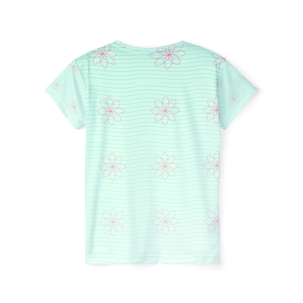 Yoga Mint Glow Flow Lotus Women's Sports Jersey