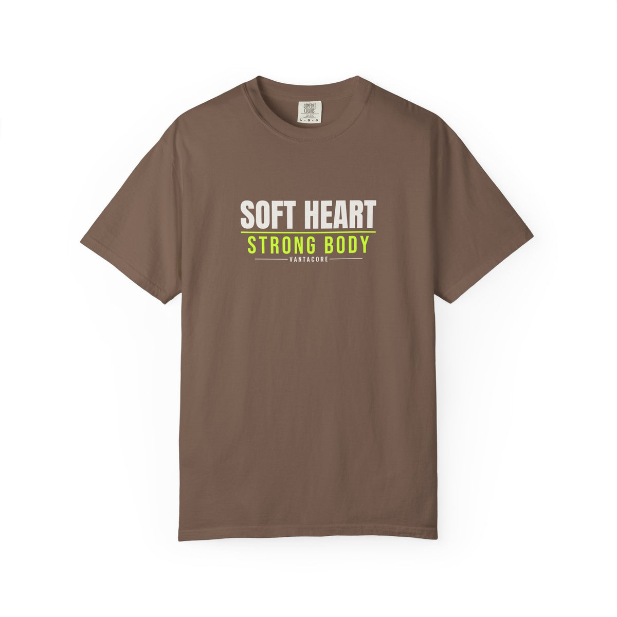 Soft Heart Strong Body | Women's Garment-Dyed Graphic Tee