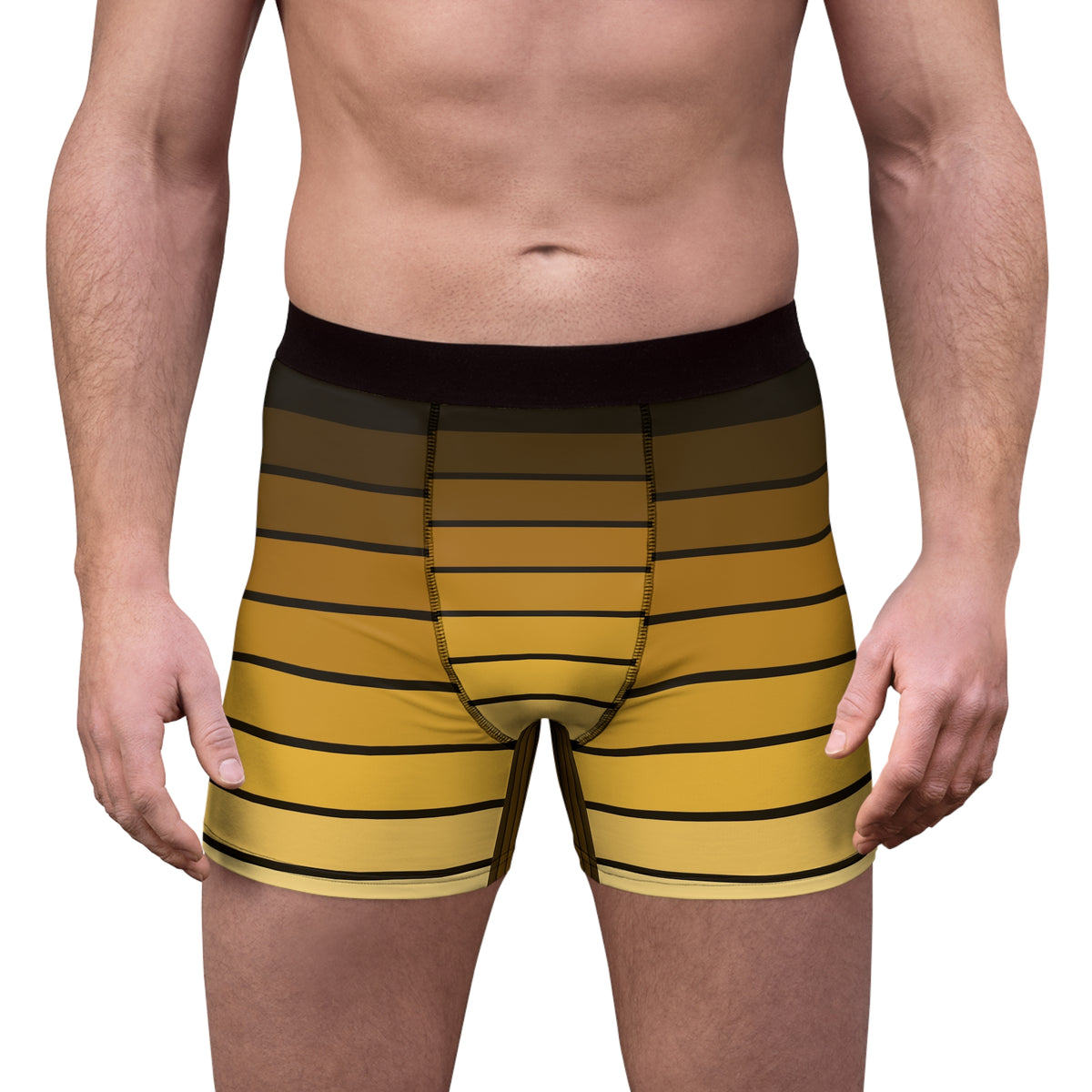 Harvest Gold Horizon Men's Boxer Briefs — Performance Underwear