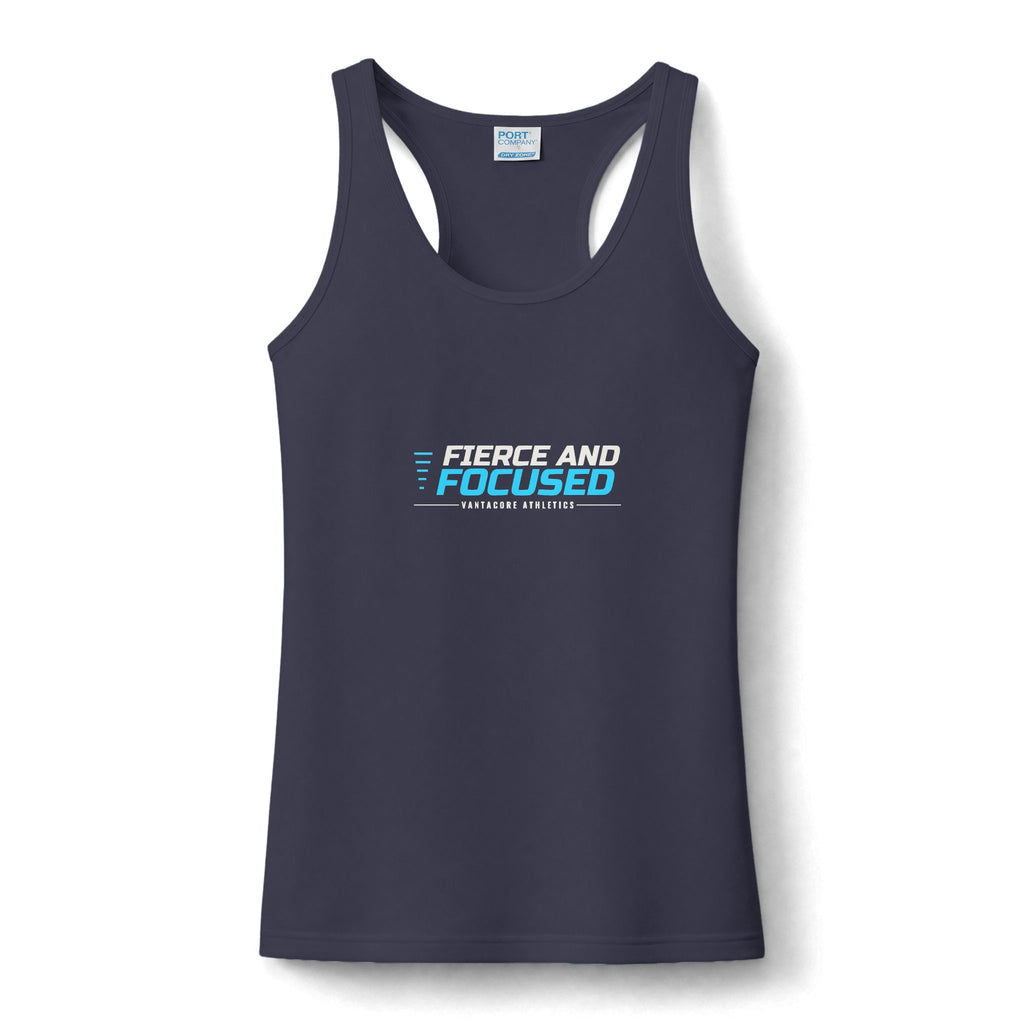 Fierce And Focused | Women's Performance Racerback Tank