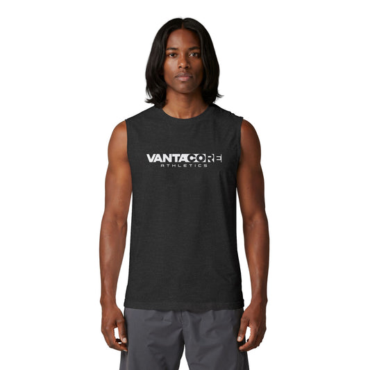 Vantacore Athletics Muscle Tank — Minimal Logo Workout Tank Top