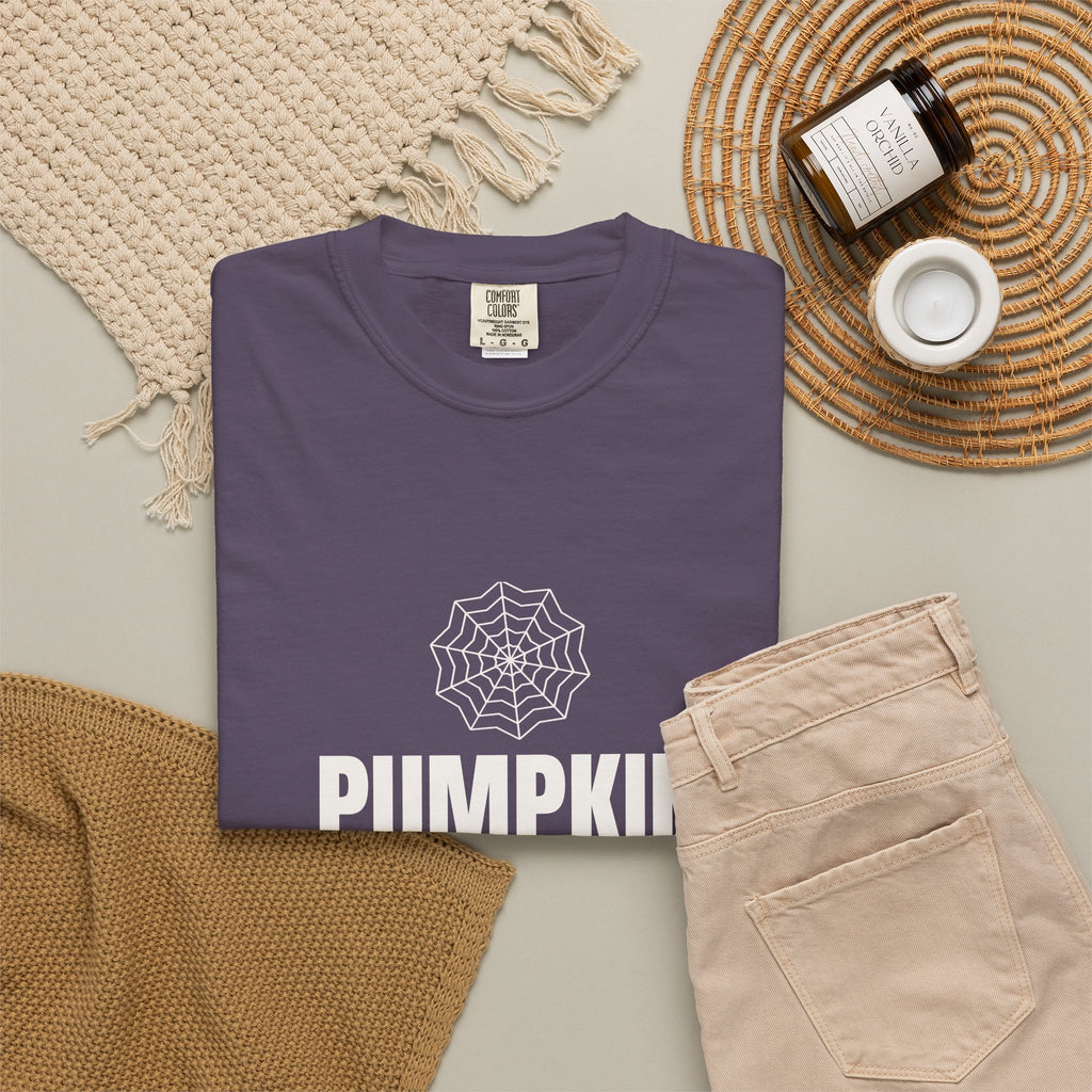Pumpkin Queen | Women's Halloween Garment-Dyed Graphic Tee