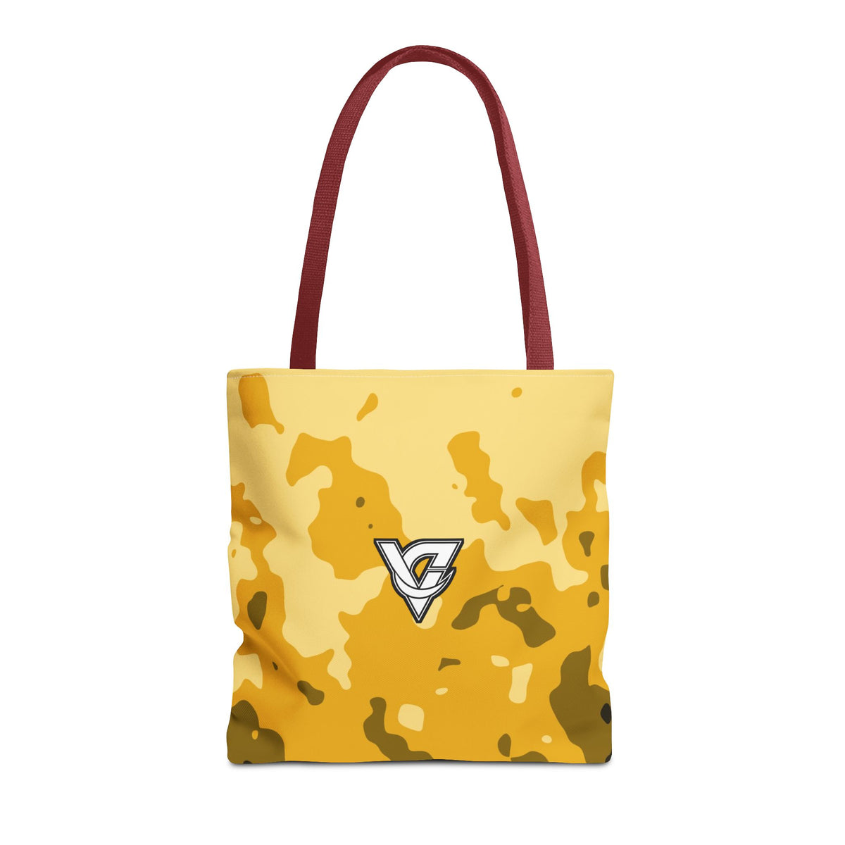 Mustard Magma Tote Bag — All-Over Print Gym & Everyday Tote