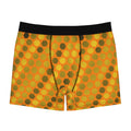Citrus Hex Grid Men's Boxer Briefs — Performance Underwear