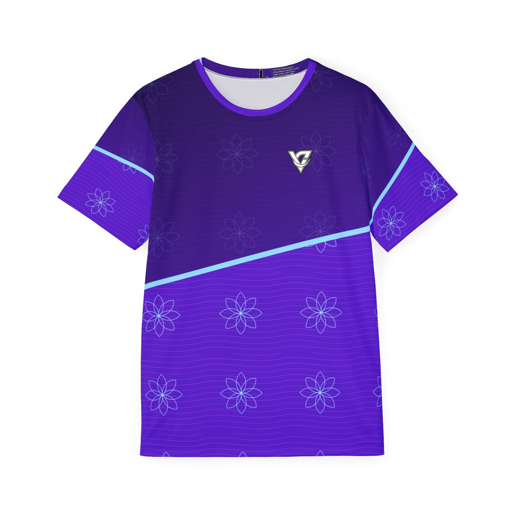 Yoga Ultra Violet Flow Lotus Men's Sports Jersey