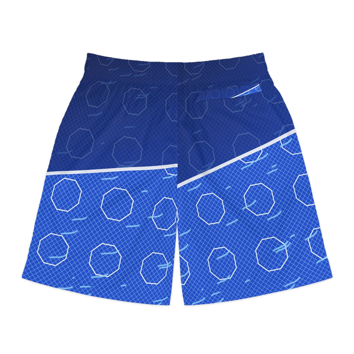 Combat Sports Royal Ice Cage Mesh Men's Athletic Shorts with Pockets