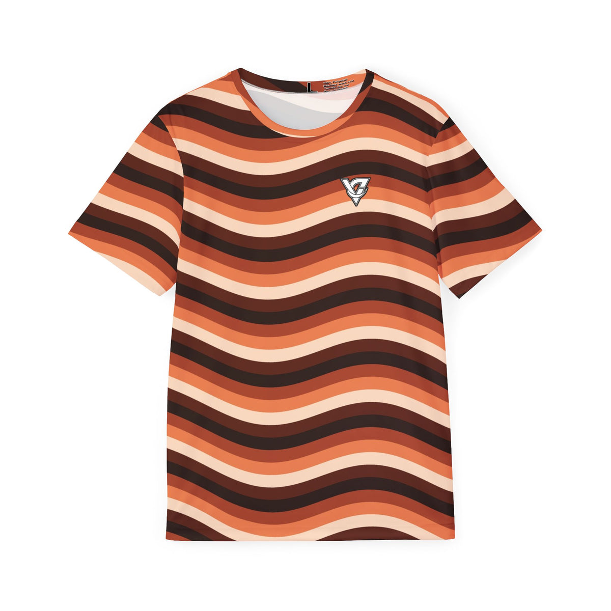 Terracotta Wave Multipurpose Athletic Shirt