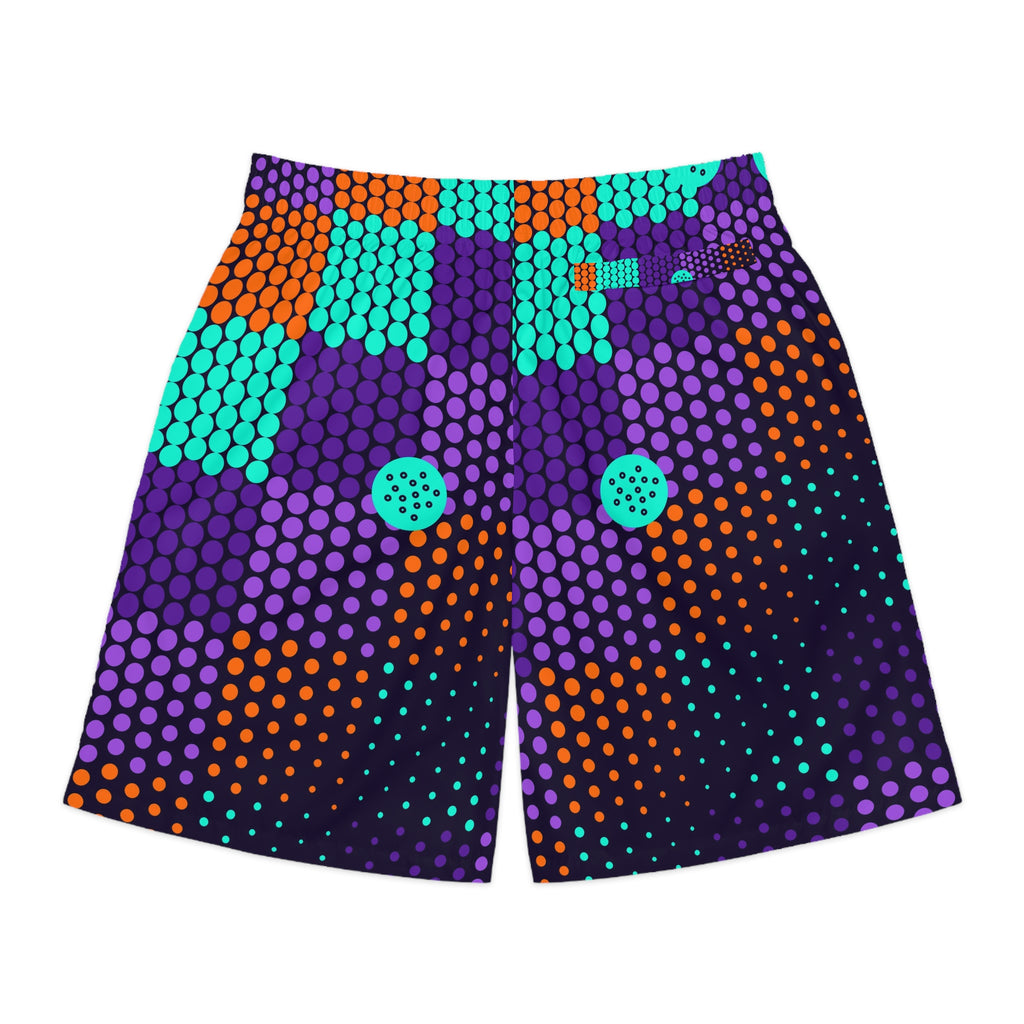 Golf Galaxy Glow Halftone Pulse Men's Athletic Shorts with Pockets