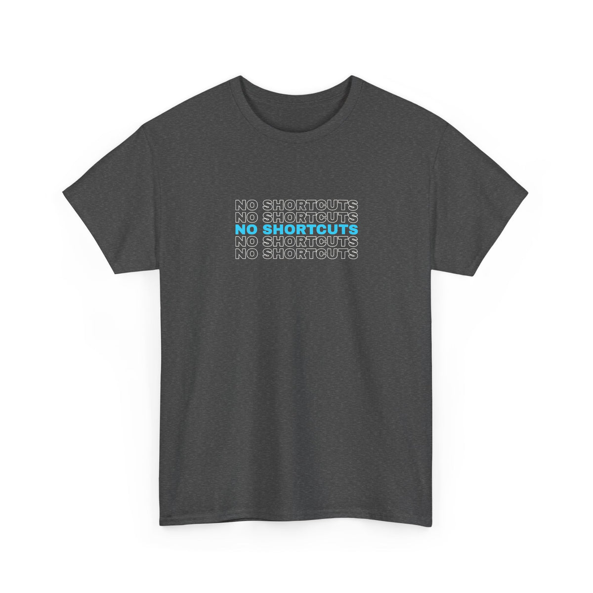 No Shortcuts | Men's Graphic Gym T-Shirt