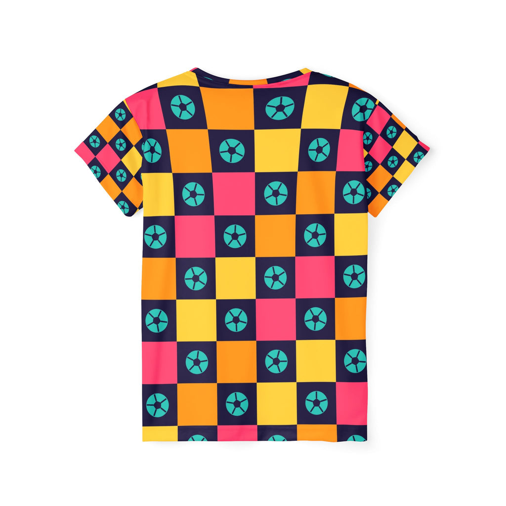 Soccer Electric Mango Checker Drive Women's Sports Jersey