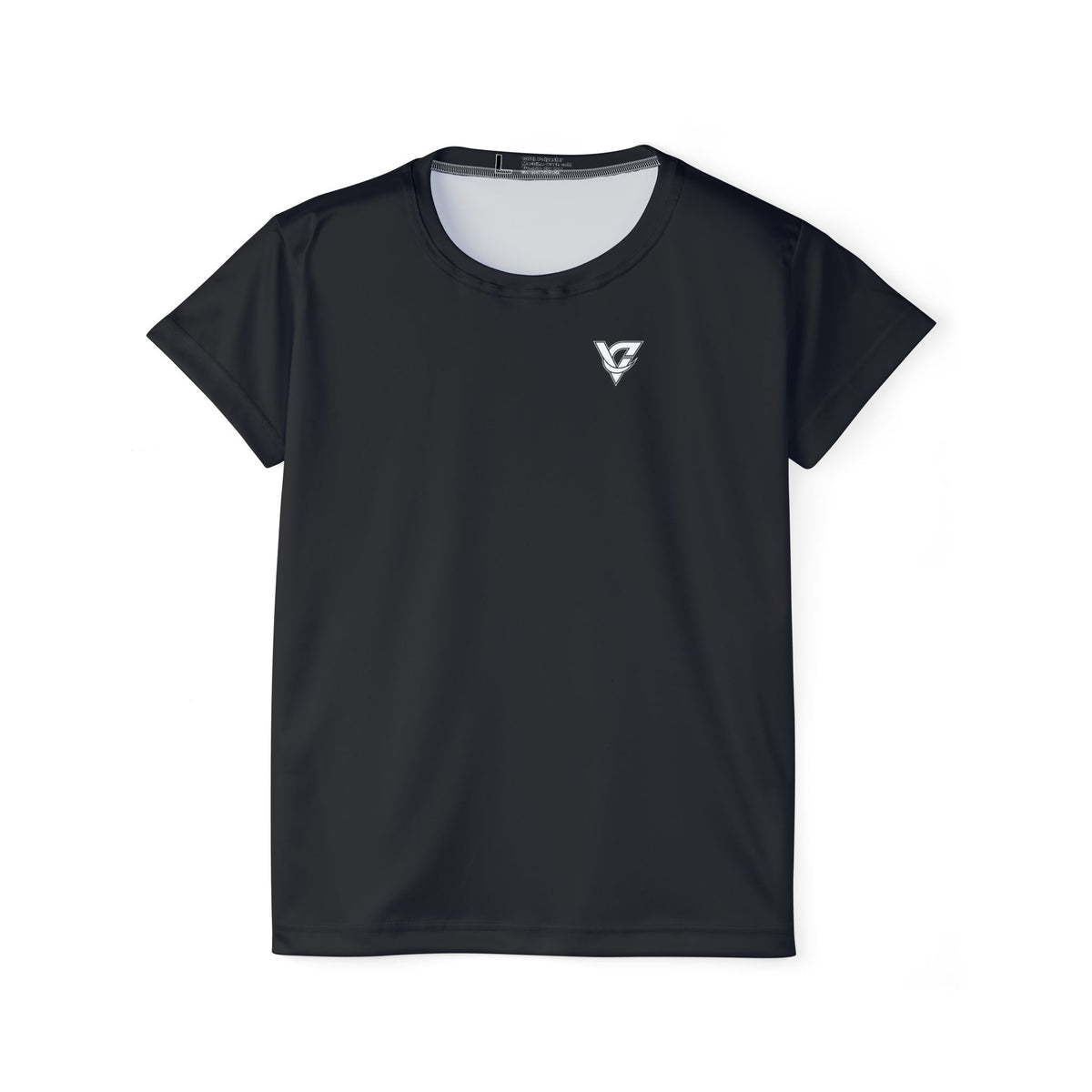 Vantacore Solid Black Women's Sports Jersey