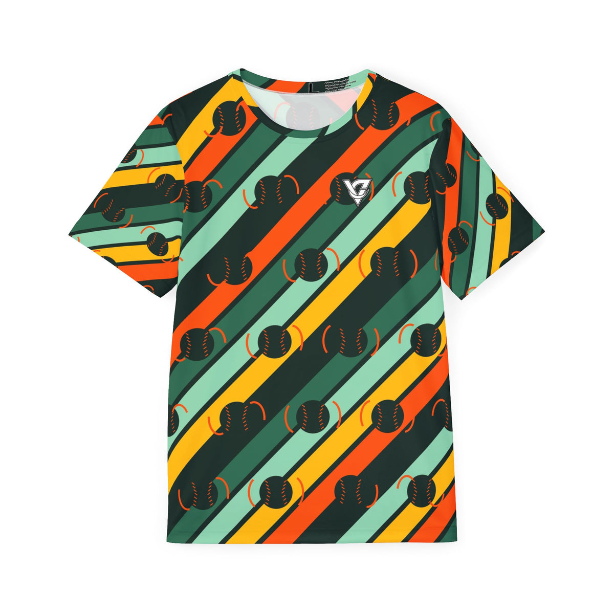 Baseball & Softball Jungle Juice Stripe Surge Men's Sports Jersey