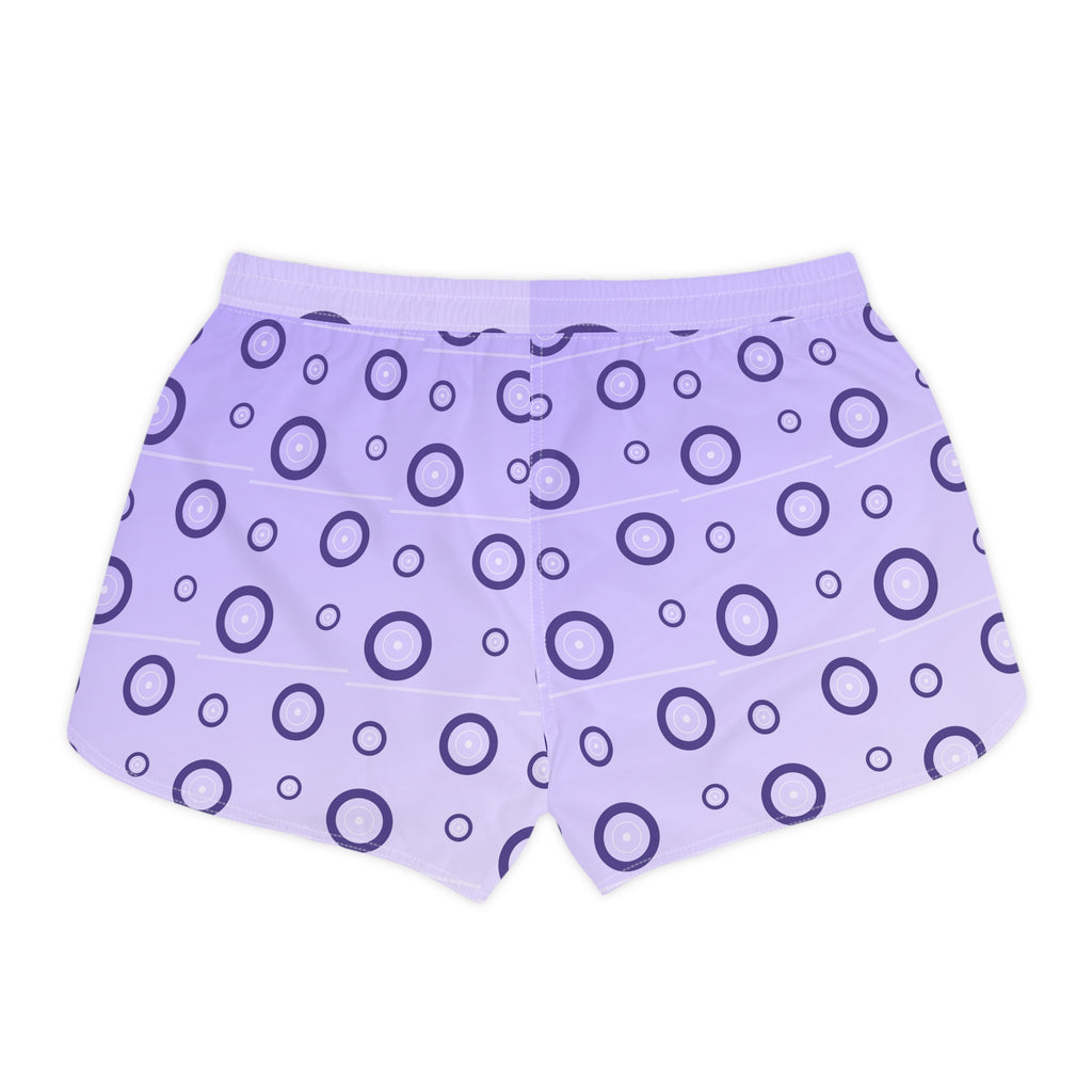 Training & Gym Lavender Mist Iron Plate Women's Athletic Shorts with Pockets