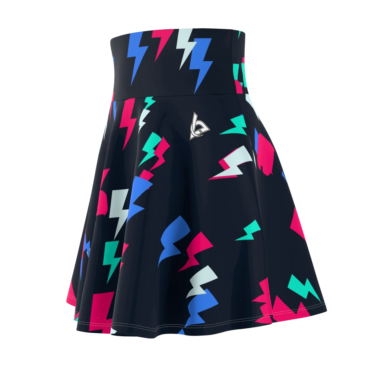 Combat Sports Arctic Neon Bolt Strike Women's Athletic Skater Skirt