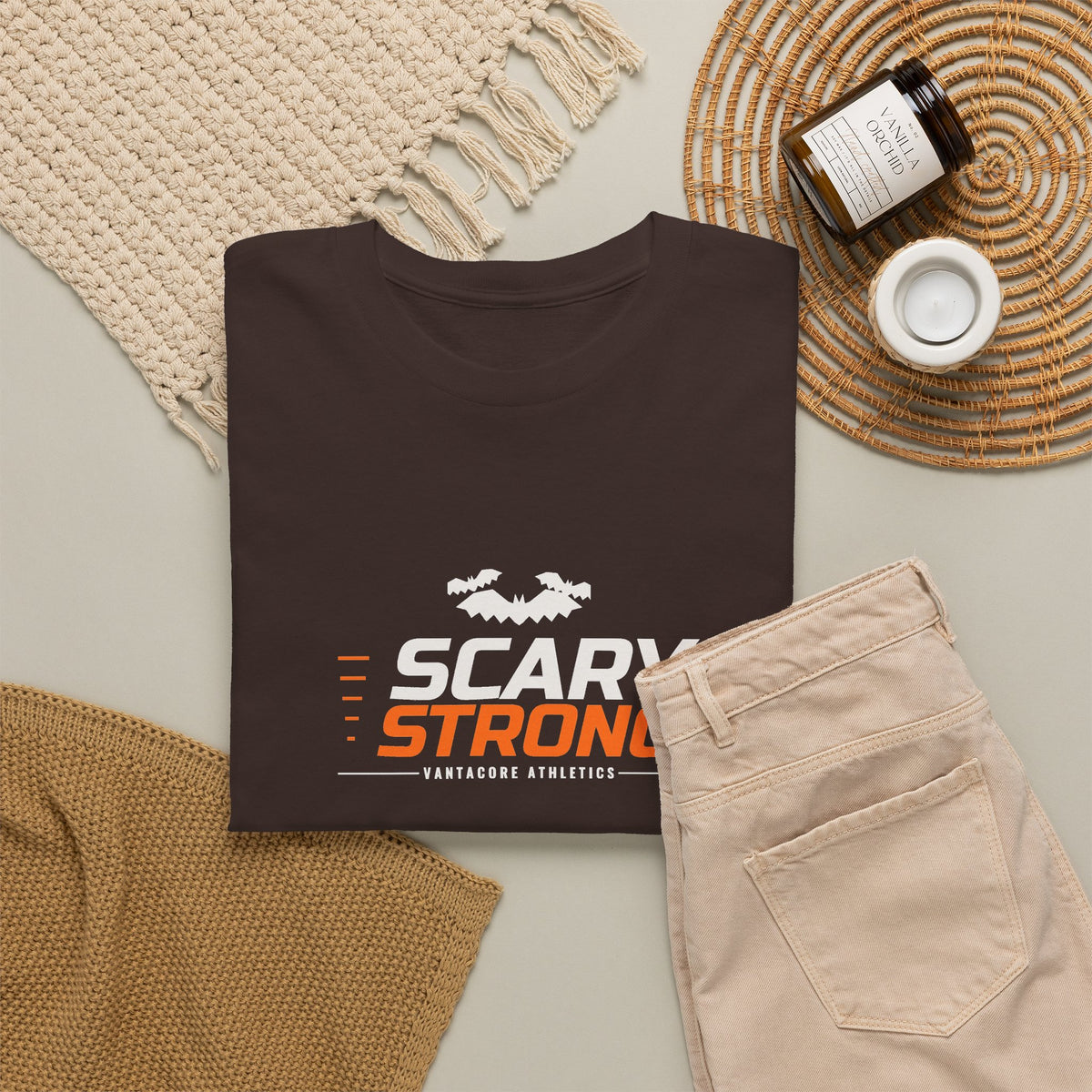 Scary Strong | Men's Halloween Graphic Gym T-Shirt