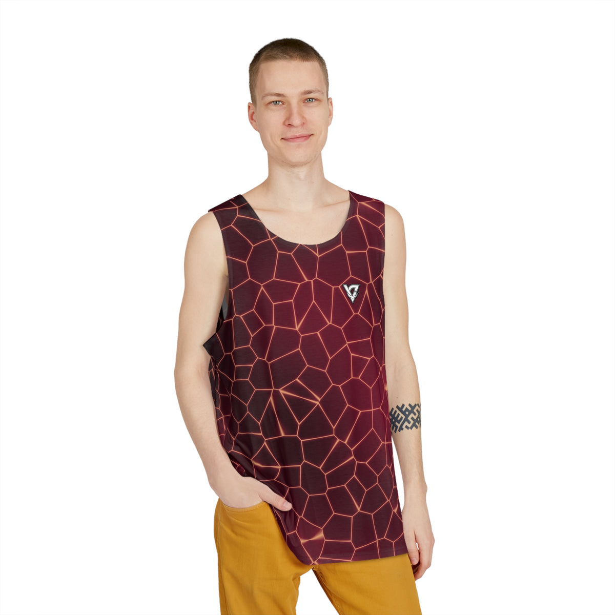 Cranberry Rift Men's Athletic Tank