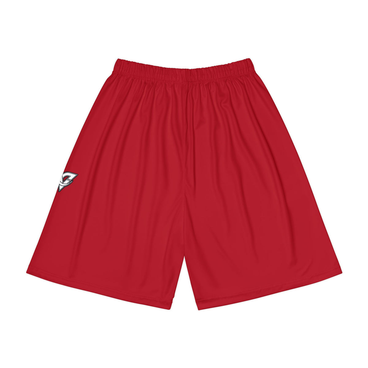 Men's Crimson Essential Athletic Sports Shorts