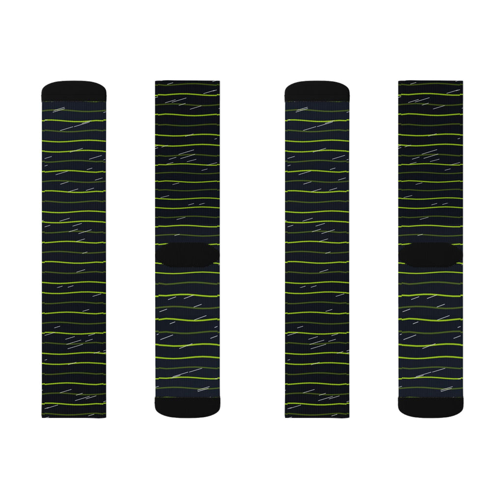 Running Volt Night Pace Lanes Athletic Crew Socks