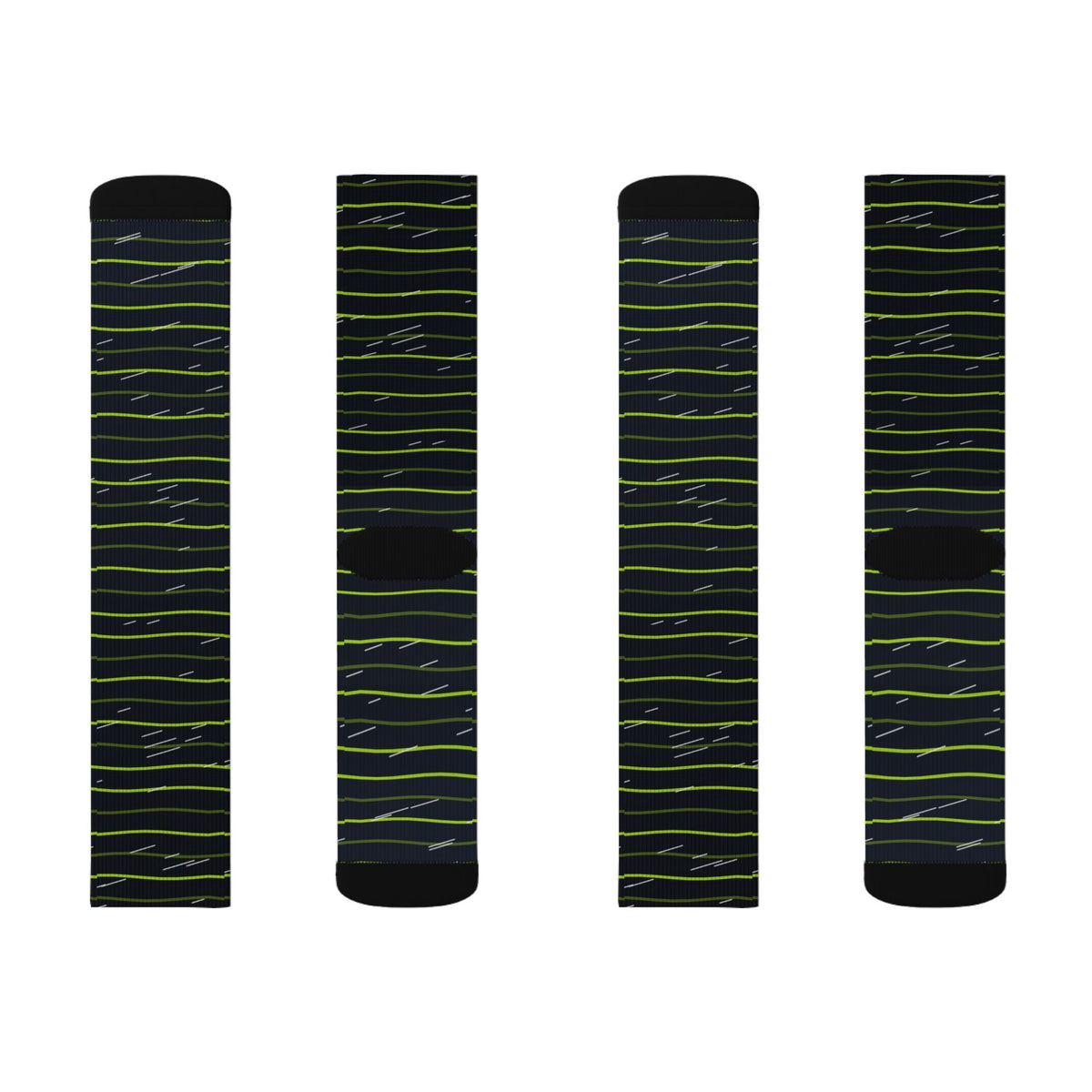 Running Volt Night Pace Lanes Athletic Crew Socks