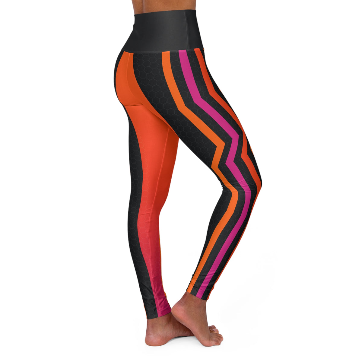 Sunset Fusion High-Waisted Yoga Leggings