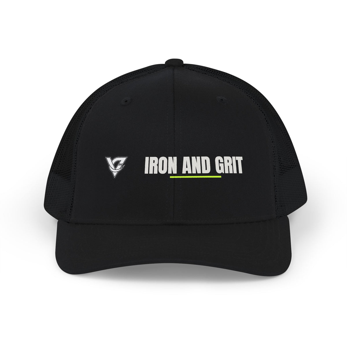 Iron And Grit Trucker Cap — Vantacore Snapback Hat
