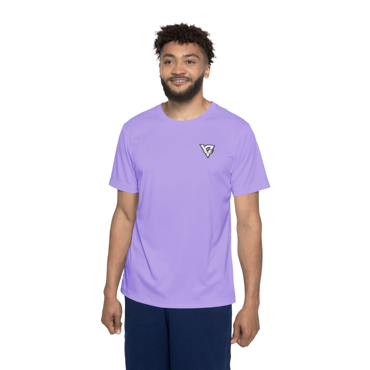 Vantacore Solid Lavender Men's Sports Jersey