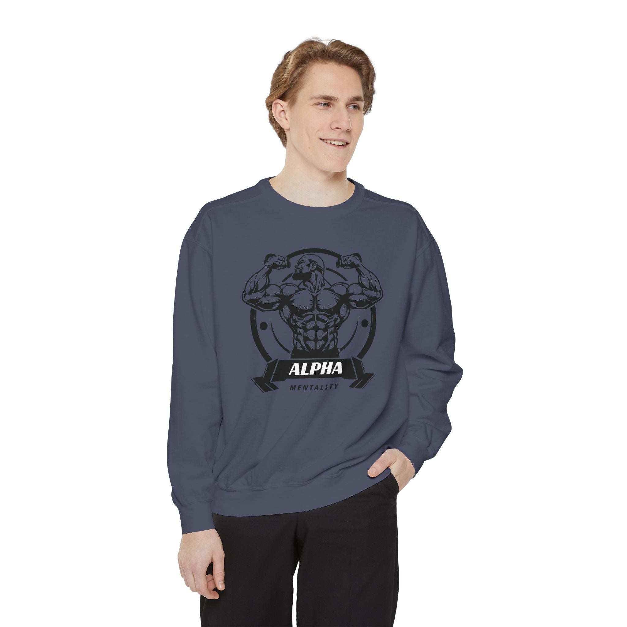 Alpha Mentality Sweatshirt | Muscular Gym Crewneck