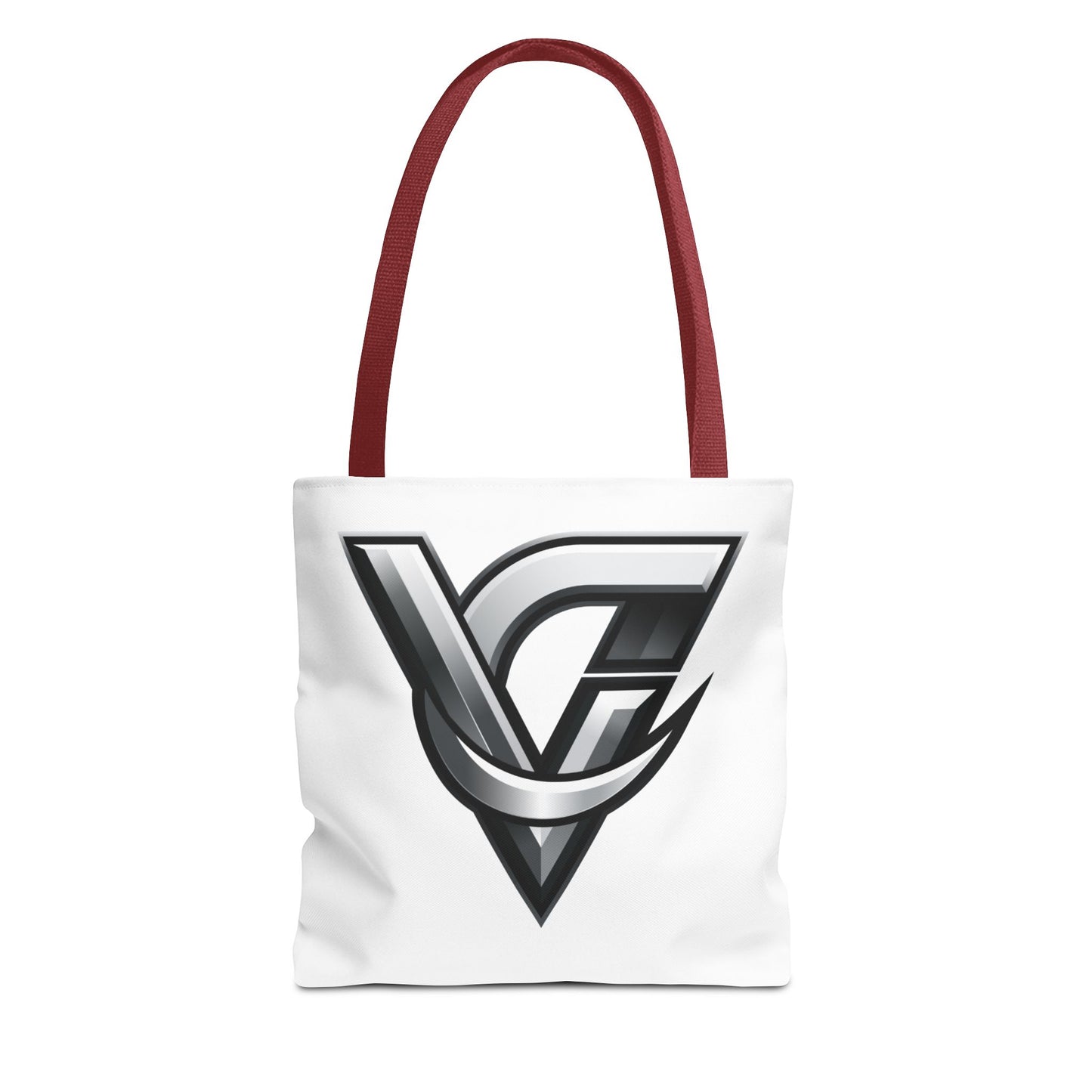 Chrome Monogram Tote Bag – Metallic VG Logo All-Over Print