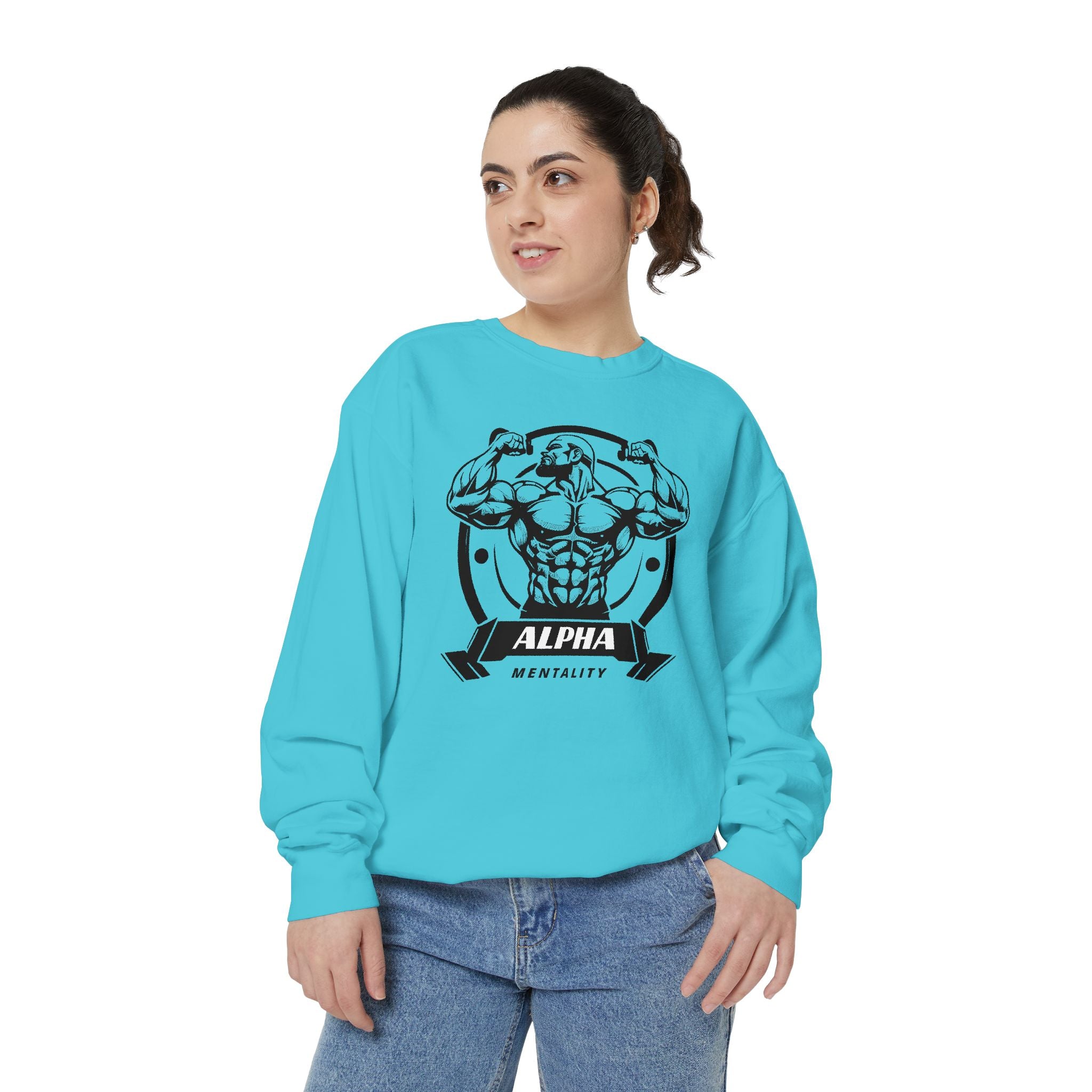 Alpha Mentality Sweatshirt | Muscular Gym Crewneck