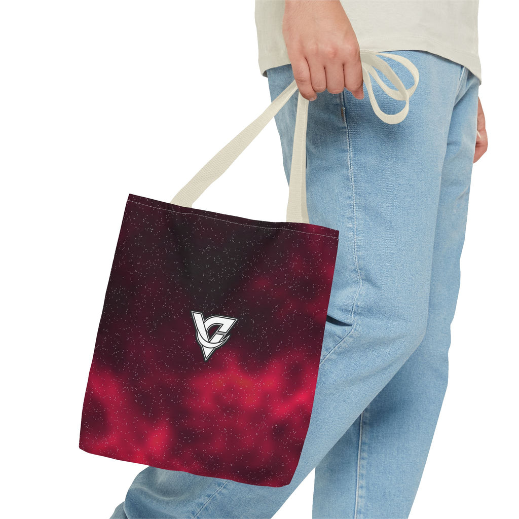 Infrared Galaxy Tote Bag — All-Over Print Gym & Everyday Tote