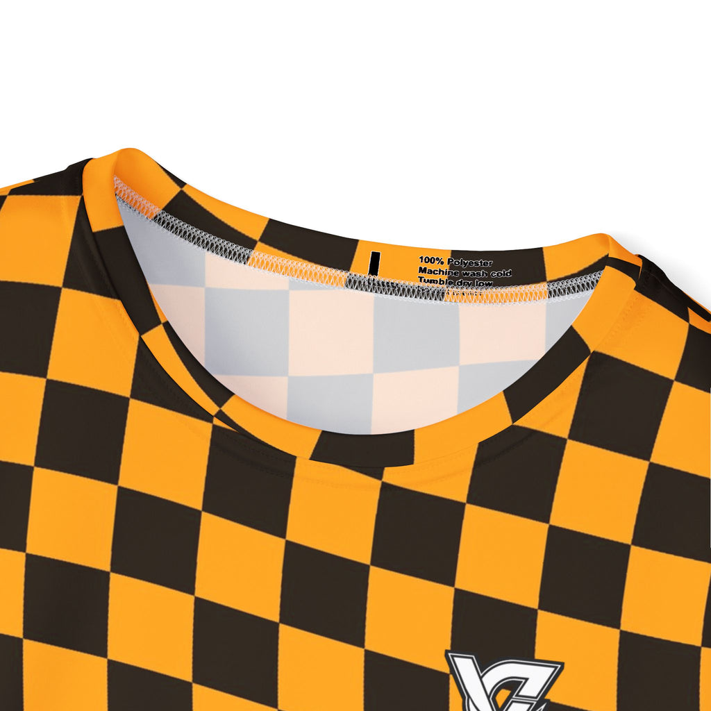 Amber Warp Check Multipurpose Athletic Shirt