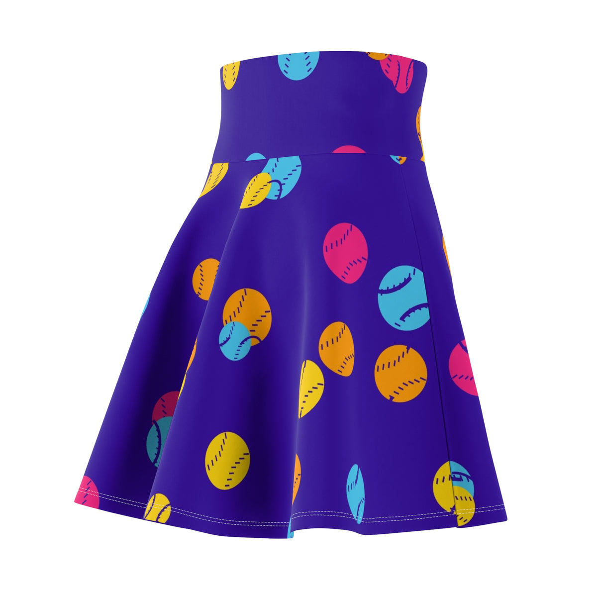 Baseball & Softball Sunrise Punch Icon Storm Women's Athletic Skater Skirt