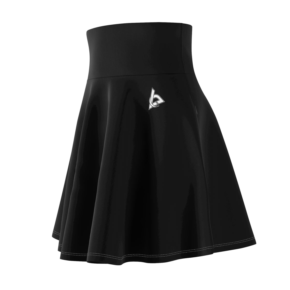 Vantacore Solid Black Women's Athletic Skater Skirt