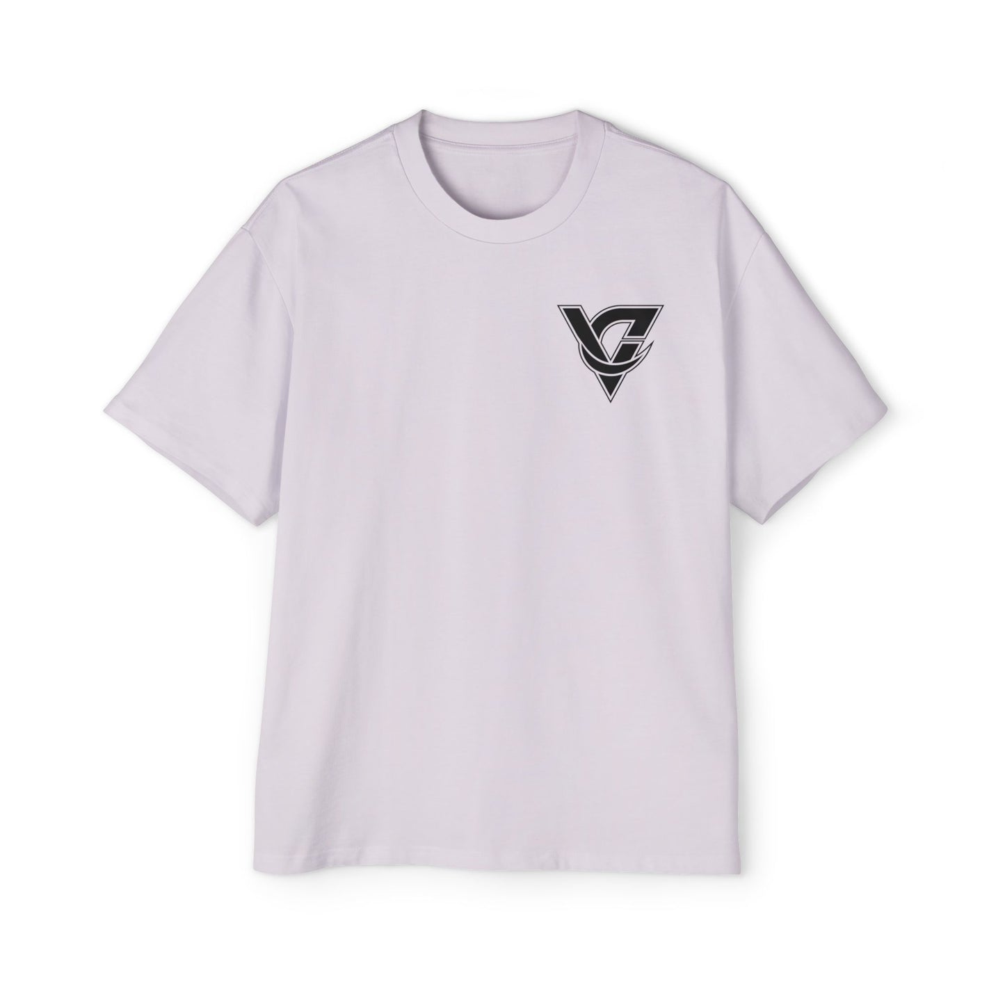 Graphic Tee — Minimal Geometric V Logo Chest Print
